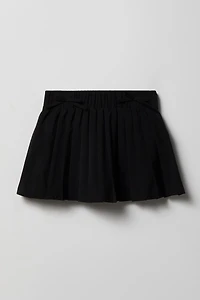 Girls Active Bow Pleated Skort
