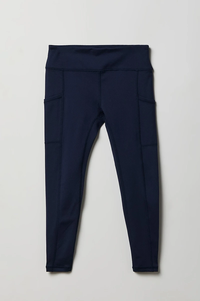 Girls Active Side Pocket Legging