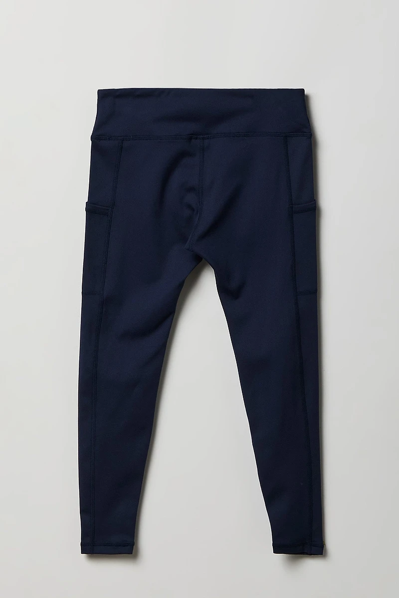 Girls Active Side Pocket Legging