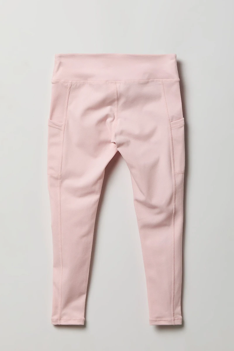 Girls Active Side Pocket Legging