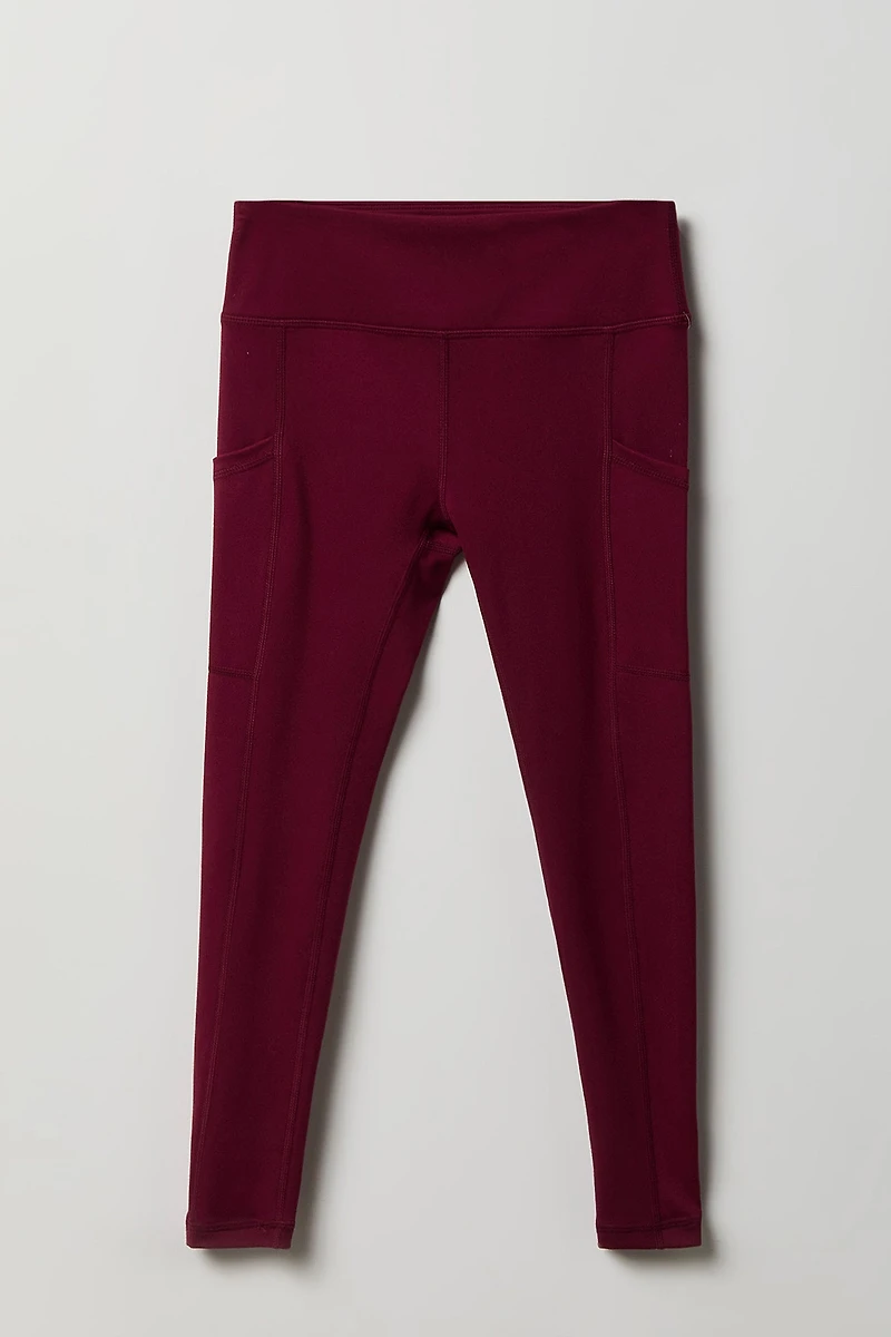 Girls Active Side Pocket Legging