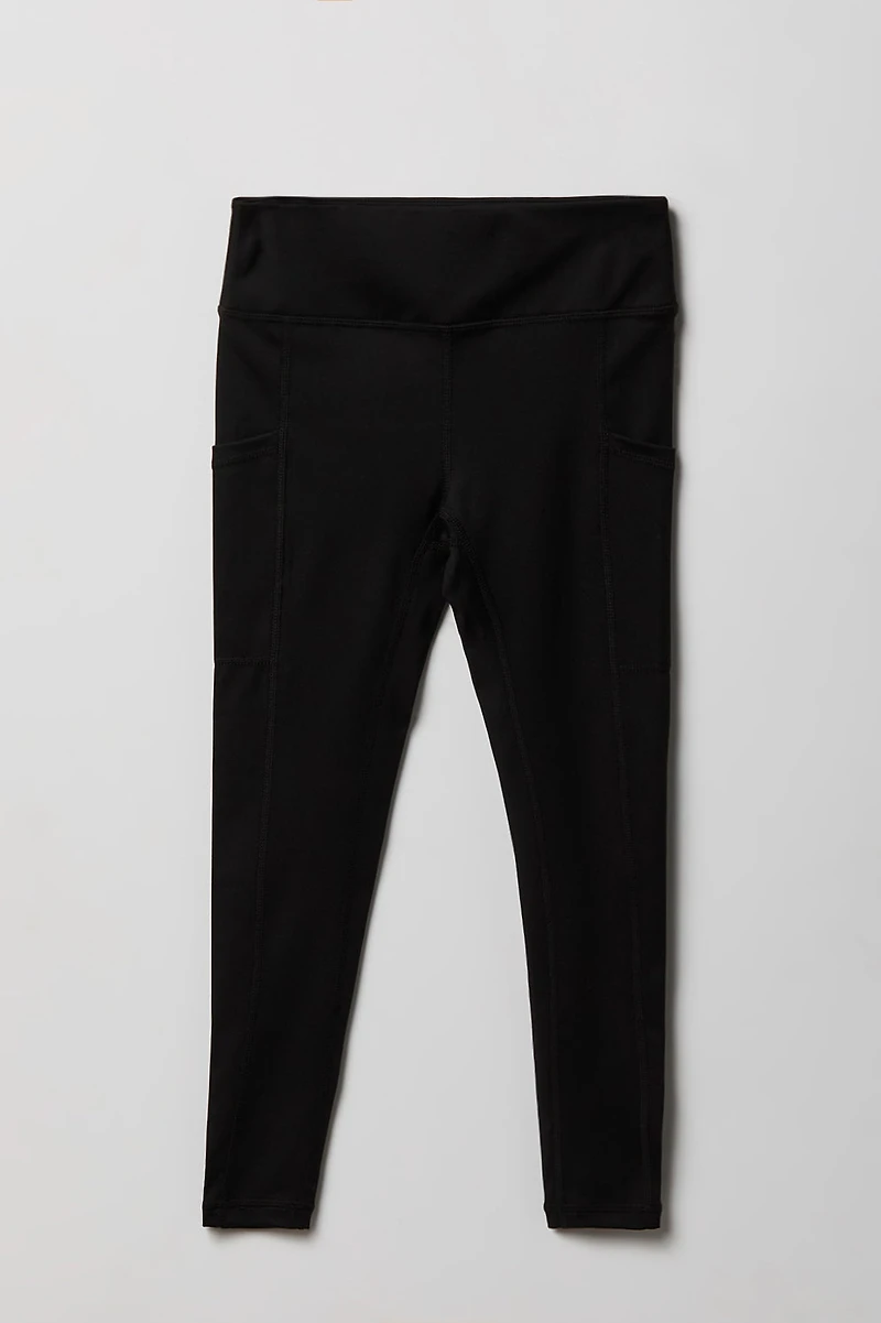 Girls Active Side Pocket Legging