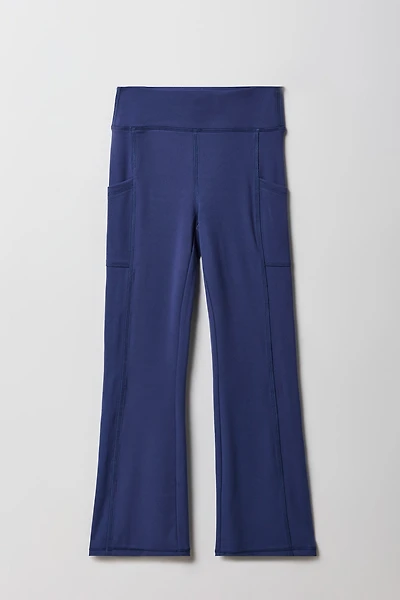 Pantalon à jambe évasée et poche latérale Active pour filles