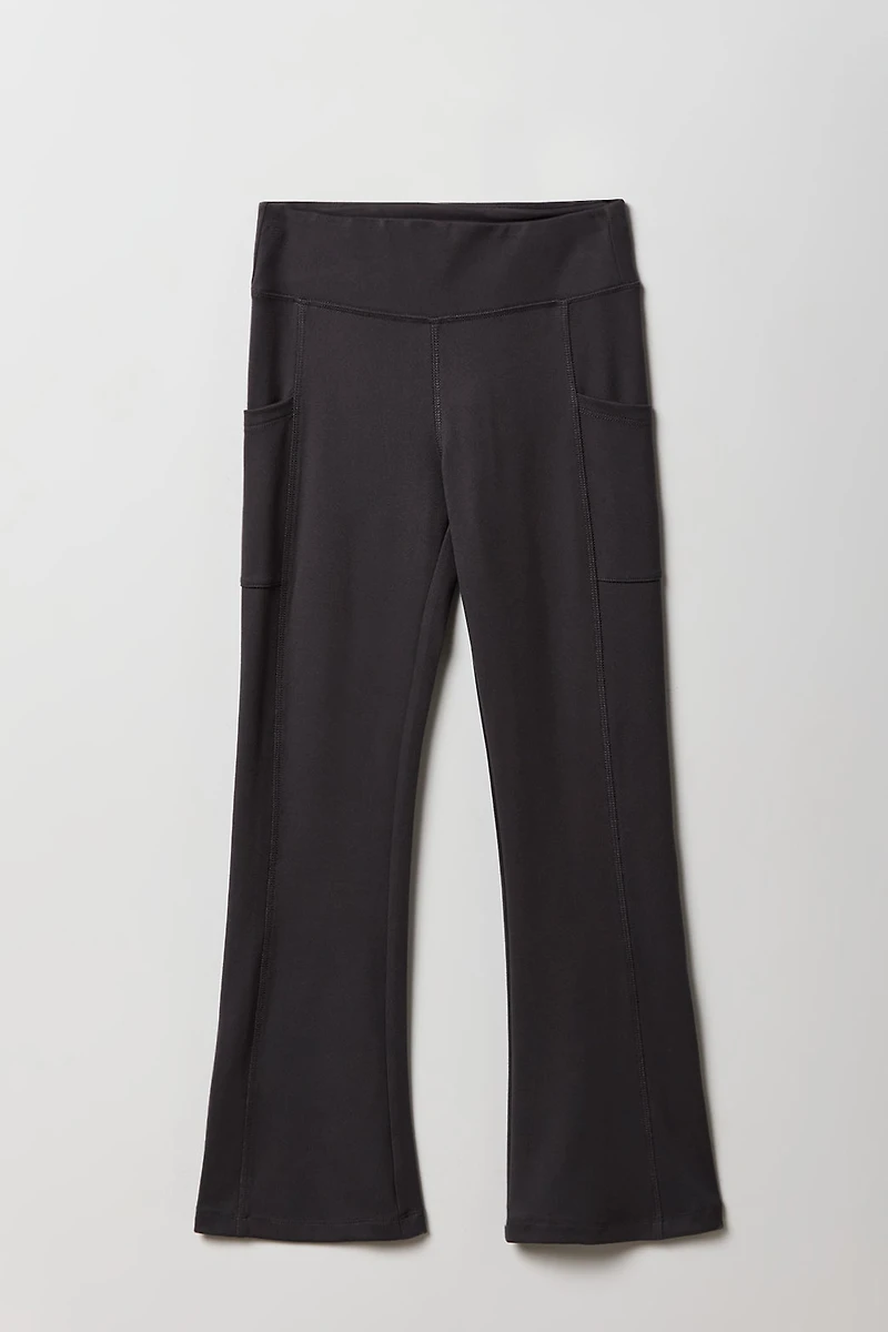 Pantalon Active à jambe évasée avec poches latérales pour fille