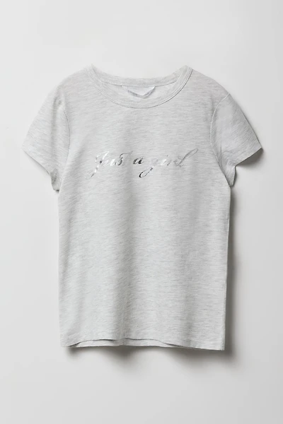 T-shirt a imprimé just Girl pour filles