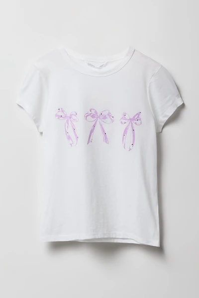 T-shirt à motif en pierres du Rhin pour filles