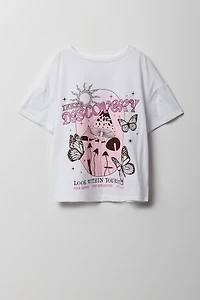 T-shirt surdimensionné à imprimé Cosmic pour filles