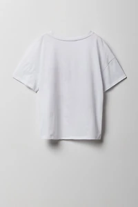 T-shirt surdimensionné à imprimé Cosmic pour filles
