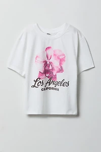T-shirt fleuri pour fille