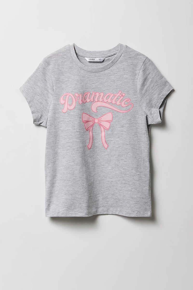 T-shirt à imprimé Dramatic pour filles