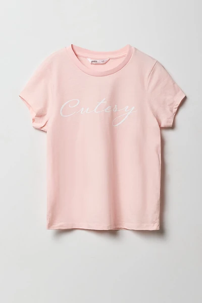 T-shirt à imprimé Cutesy pour filles