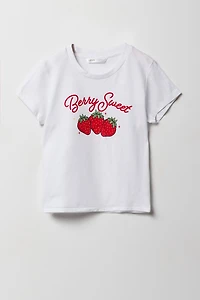 Girls Berry Sweet Graphic T-Shirt