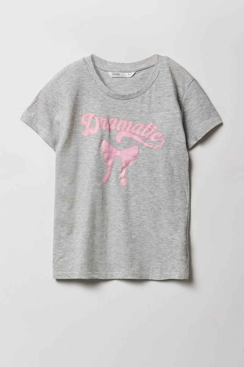 T-shirt a imprimé Just Girl pour fille
