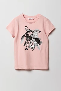 Girls Keychain Graphic T-Shirt
