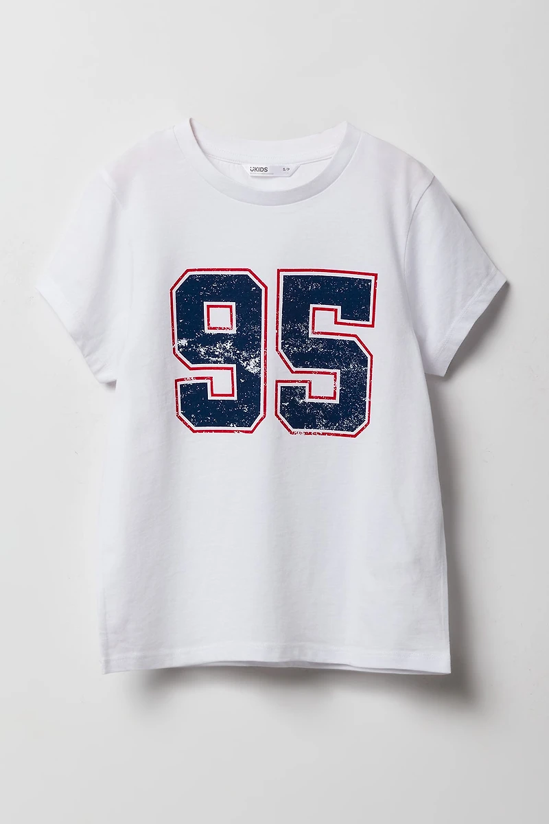 T-shirt à imprimé Sporty pour filles