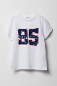 T-shirt à imprimé Sporty pour filles