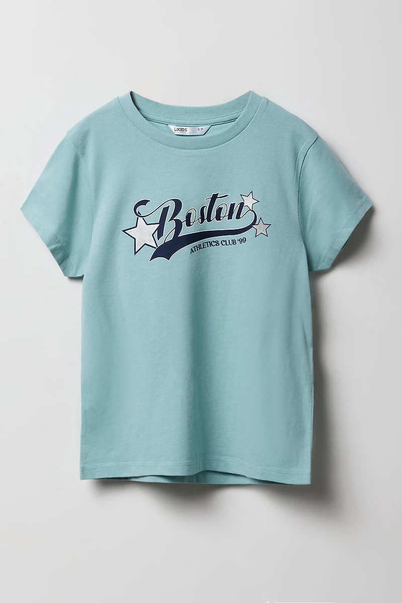 Girls Sporty Graphic T-Shirt