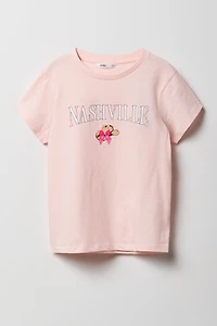 Girls Nashville Graphic T-Shirt