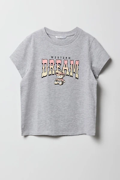 T-shirt à imprimé Western Dream pour fille