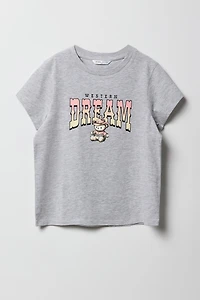 T-shirt à imprimé Western Dream pour fille