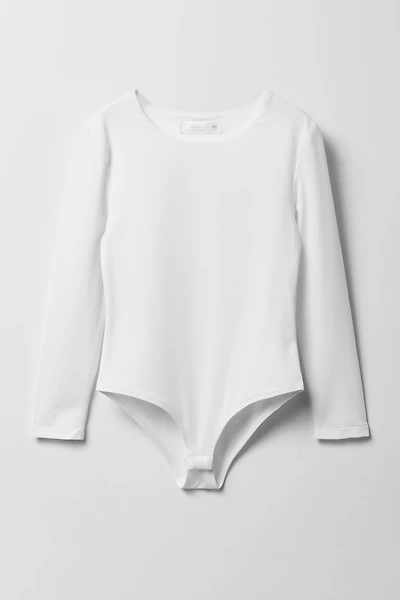 Maillot lisse à manche longue pour filles