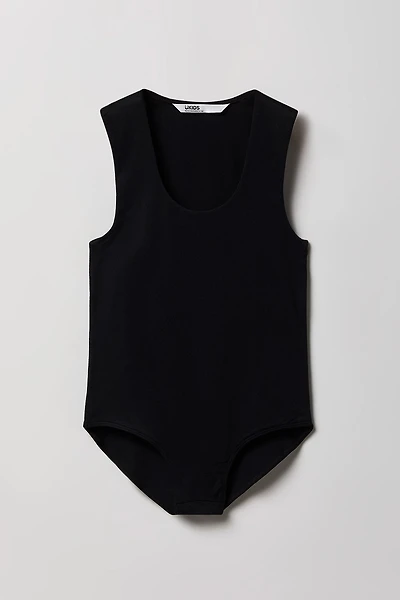 Girls Scoop Neckline Contour Bodysuit