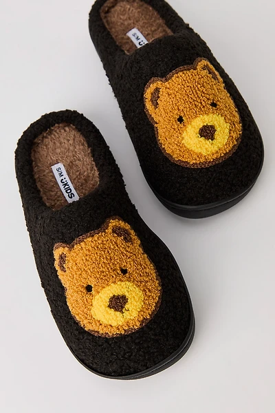 Girls Bear Sherpa Slipper