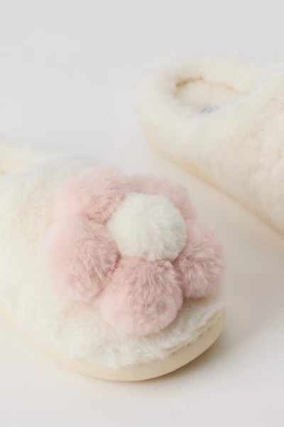Pantoufles Fleur 3D pour fille