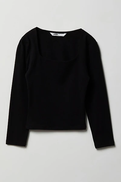 Girls Contour Square Neck Top