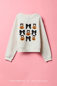 Chandail en molleton à imprimé d'Halloween Hello Kitty® pour filles