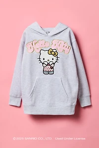 Hello Kitty® Girls Chenille Embroidered Fleece Hoodie