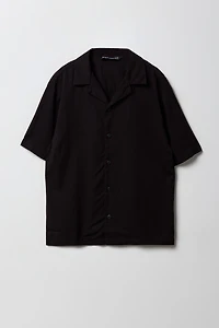 Boys Collared Short Sleeve Top
