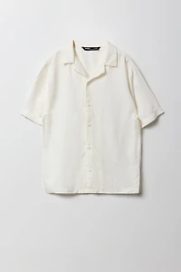 Haut à manches courtes avec col pour garçon