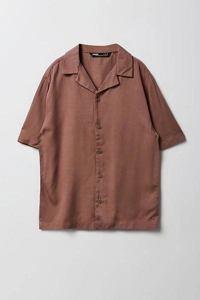 Boys Collared Short Sleeve Top