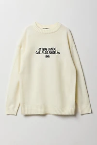 Chandail en tricot à broderie Cali pour garçons