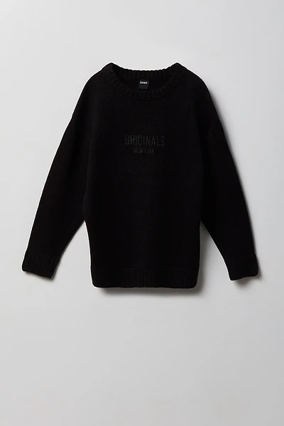 Boys Embroidered Sweater