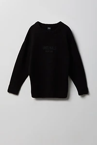 Boys Embroidered Sweater