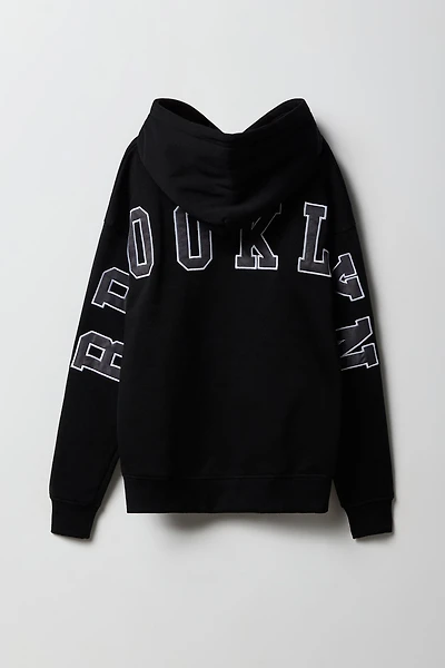 Kids Original Twill Embroidered Fleece Hoodie