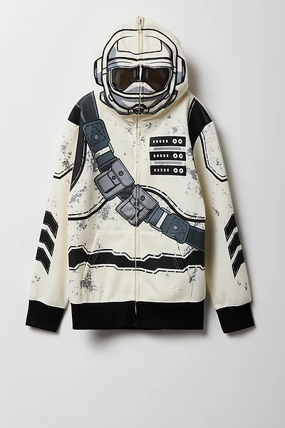 Kids Star Trooper Print Full Zip Hoodie