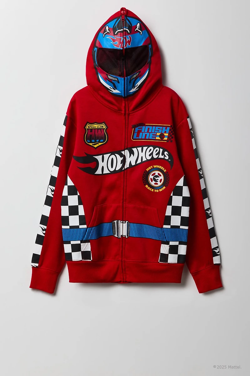 Hot Wheels™ Kids Printed Full Zip Fleece Hoodie