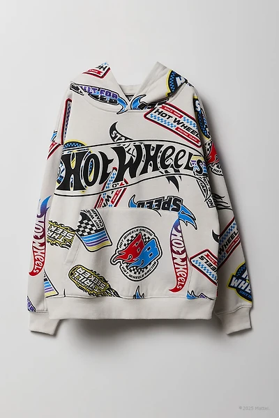Haut à capuchon en molleton imprimé Hot Wheels pour enfants