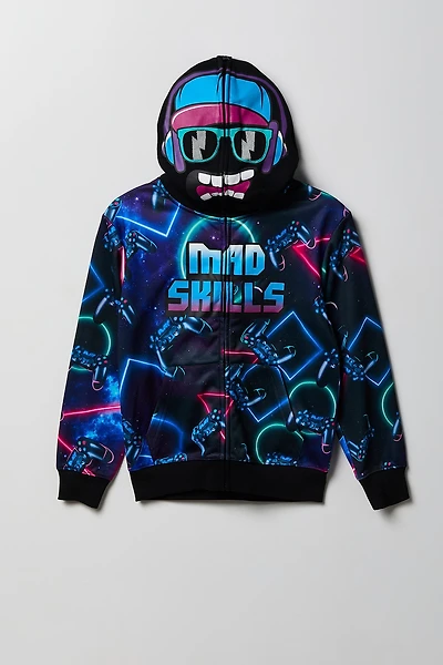 Kids Mad Skills Peeper Zip-Up Fleece Hoodie