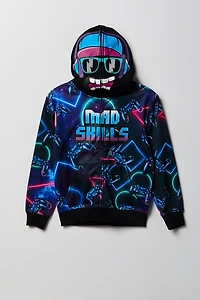 Kids Mad Skills Peeper Zip-Up Fleece Hoodie