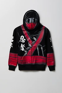 Kids Ninja Peeper Zip-Up Fleece Hoodie