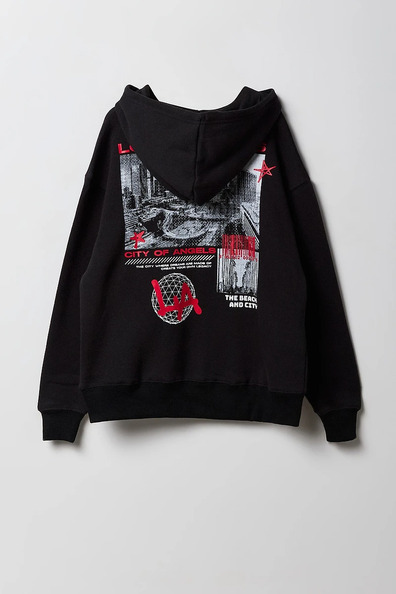 Kids City Graphic Fleece Hoodie