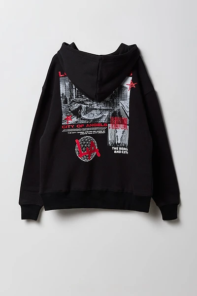 Kids City Graphic Fleece Hoodie