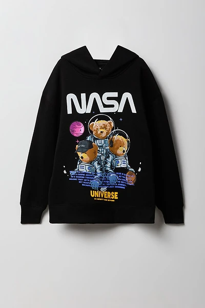 Kids NASA Bears Graphic Fleece Hoodie