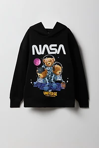 Kids NASA Bears Graphic Fleece Hoodie