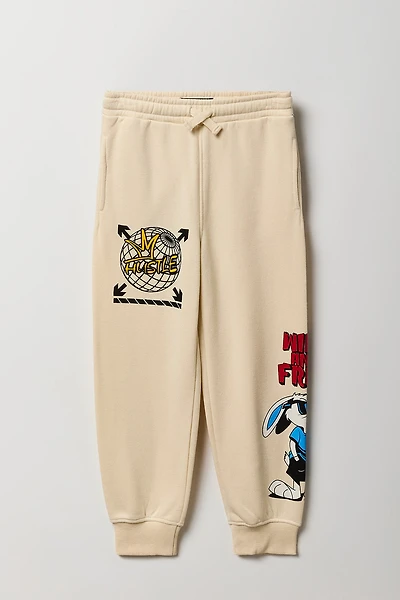 Kids Hustle Graphic Fleece Jogger