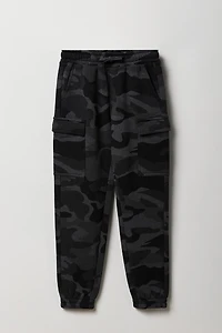 Jogger cargo en molleton classique pour garçon